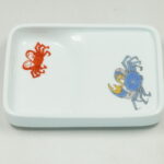 かに 減塩味わい皿(長角) - 有田焼 窯元伊兵衛